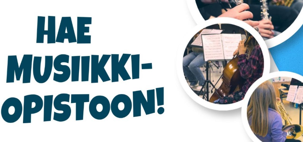 Ilmoitus musiikkiopiston pääsykokeista