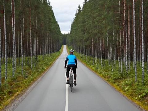Pyöräilijä