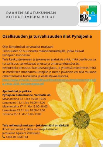 Tardes de Participación y Seguridad en Pyhäjoki