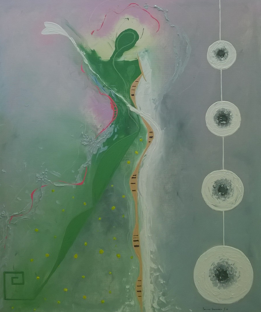 Kuva Pauliina Kanniaisen maalauksesta.