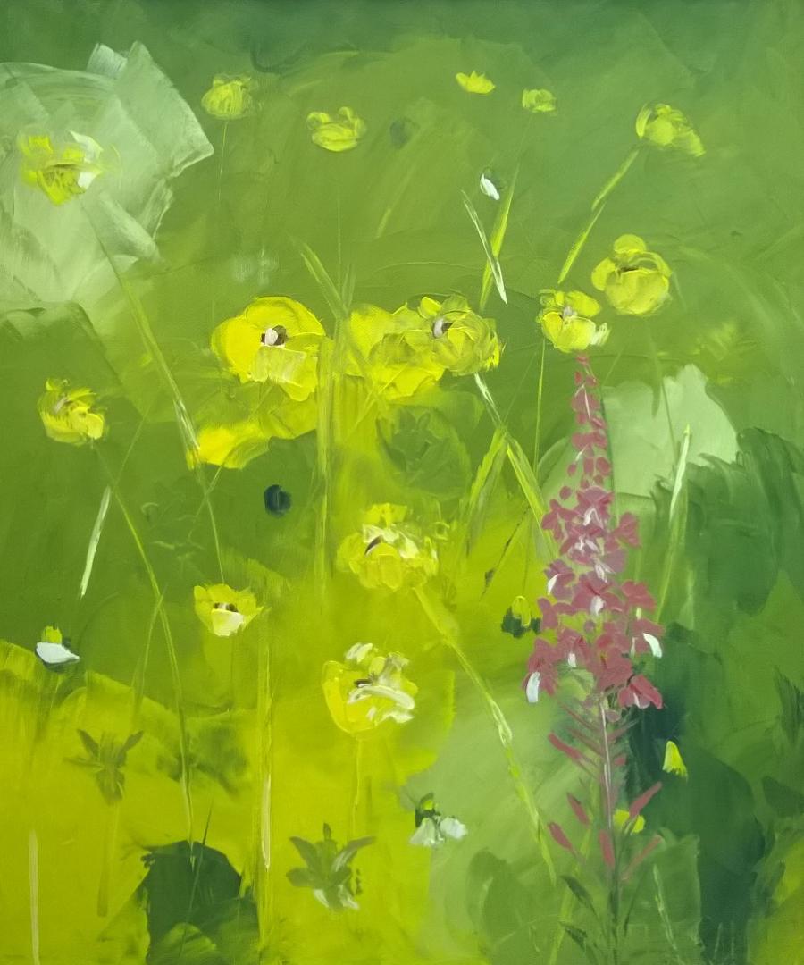 Kuva Liisa Kitinpramin maalauksesta.