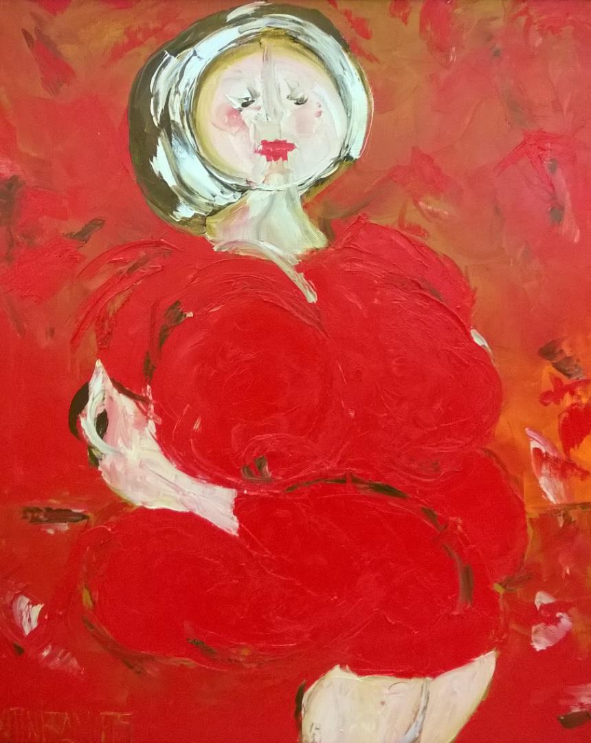 Kuva Liisa Kitinpramin maalauksesta.