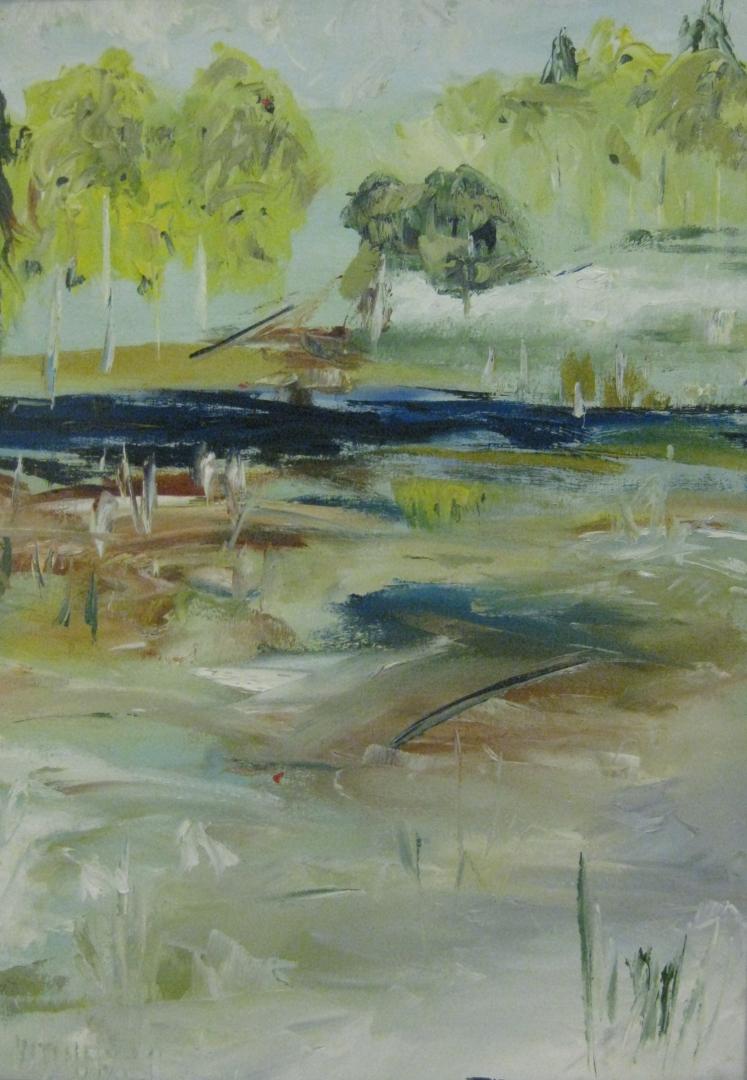 Kuva Liisa Kitinpramin maalauksesta.