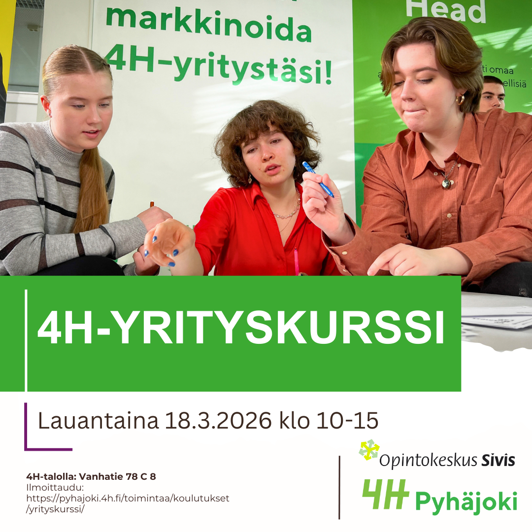 4H-Yrityskurssi 18.3.2026