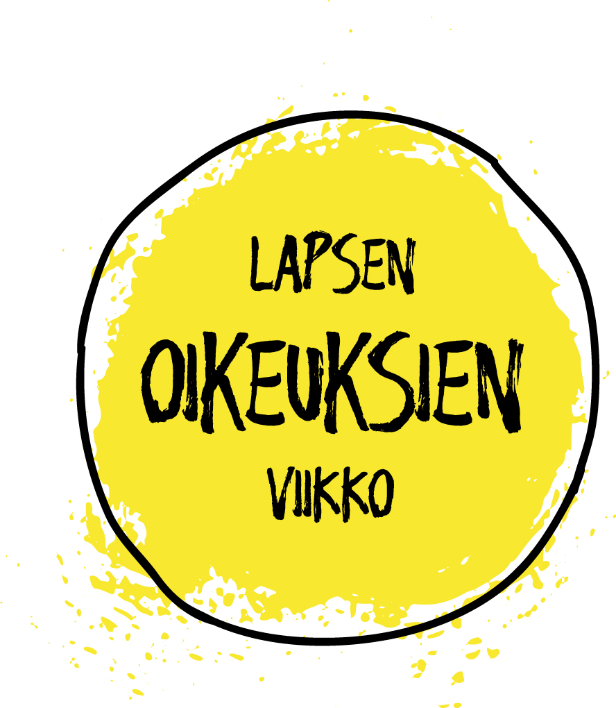 Kuvassa Lapsen oikeuksien viikon virallinen logo