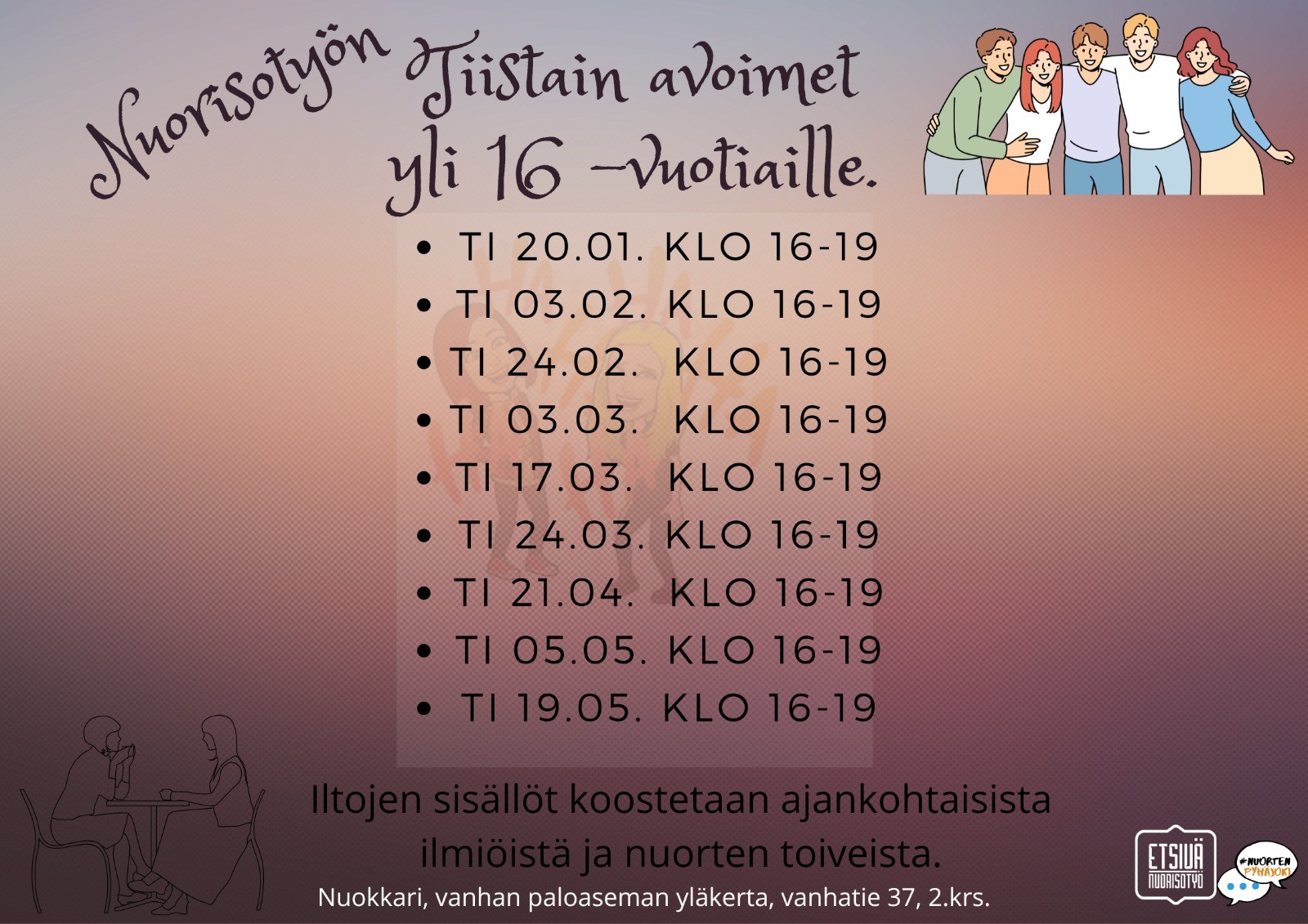 Lauantain avoimet ovet